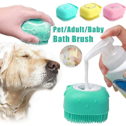 Silicone Grooming Pet Shower Brush