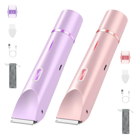 Dual-Head Waterproof Bikini Trimmer