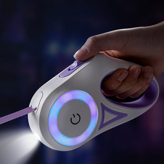 LED Retractable Pet Leash & Collar Set