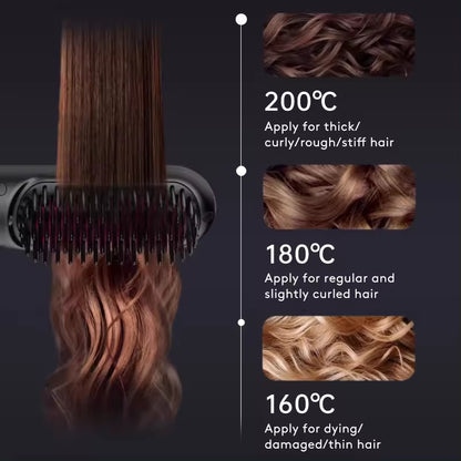 Cordless Hair Straightener Brush