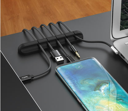 Silicone Cable Organizer Clip