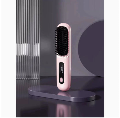 Cordless Hair Straightener Brush