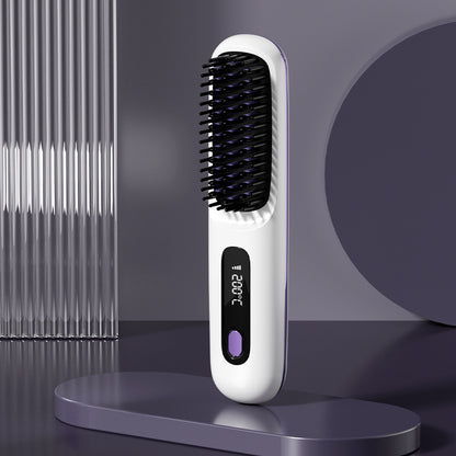 Cordless Hair Straightener Brush
