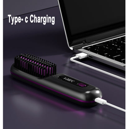 Cordless Hair Straightener Brush