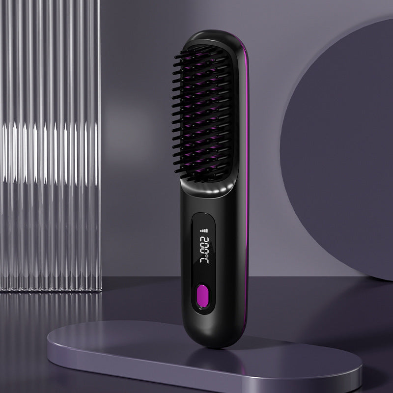 Cordless Hair Straightener Brush