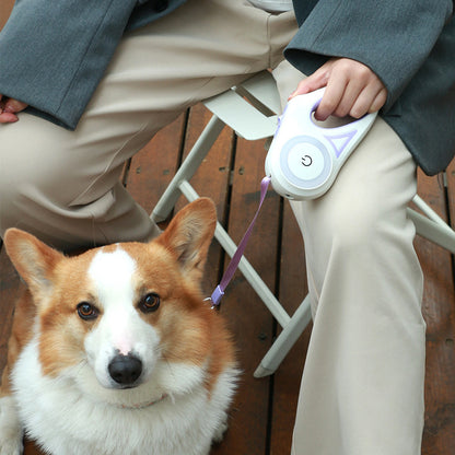 LED Retractable Pet Leash & Collar Set