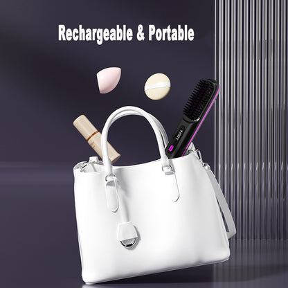 Cordless Hair Straightener Brush