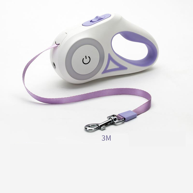 LED Retractable Pet Leash & Collar Set