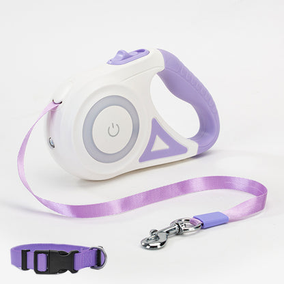 LED Retractable Pet Leash & Collar Set