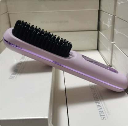 Cordless Hair Straightener Brush