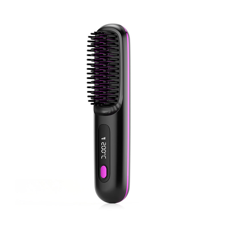 Cordless Hair Straightener Brush
