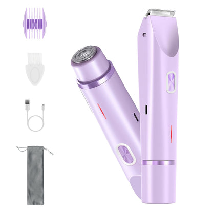 Dual-Head Waterproof Bikini Trimmer