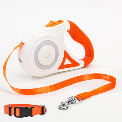LED Retractable Pet Leash & Collar Set